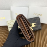 希少♪限定 セリーヌ 男女兼用 折り財布 偽物 66885