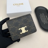 入手困難品！セリーヌ 男女兼用 折り財布 偽物 3510