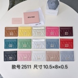 お洒落  ミュウミュウ レディース カードホルダー コピー   15色 2511