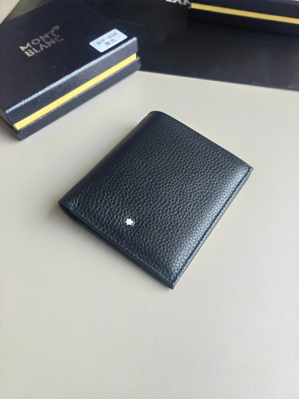 超限定♪ モンブラン メンズ 折り財布 偽物