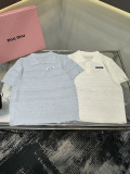 争奪戦 2026 ミュウミュウ 新作 半袖Tシャツ 偽物