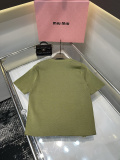 人気No1★ 2026 ミュウミュウ 新作 半袖Tシャツ 偽物  2色