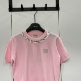 売上総額１位！ 2026 ミュウミュウ 新作 半袖Tシャツ 偽物
