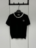 送料込 2026 ミュウミュウ 新作 半袖Tシャツ スーパーコピー