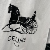 日本未入荷 ー 2026 セリーヌ 新作 半袖Tシャツ 偽物  2色