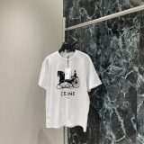 日本未入荷 ー 2026 セリーヌ 新作 半袖Tシャツ 偽物  2色