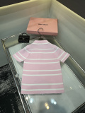 すぐ届く 2026 ミュウミュウ 新作 半袖Tシャツ 偽物  3色