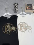 おすすめ 2026 エルメス 新作 半袖Tシャツ コピー 2色