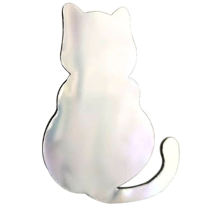 Reflective Car Magnets iridescence color cat