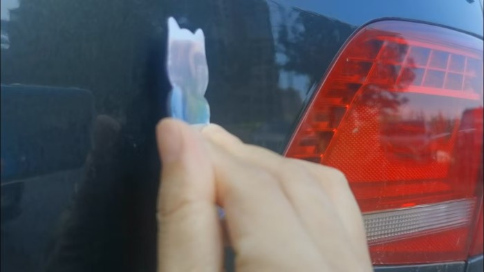 Reflective Car Magnets iridescence color cat