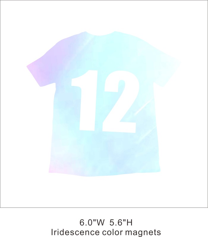 Reflective Car Magnets iridescence color t shirt
