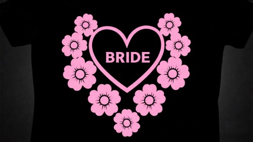 Wedding T03 vinyl heat transfer