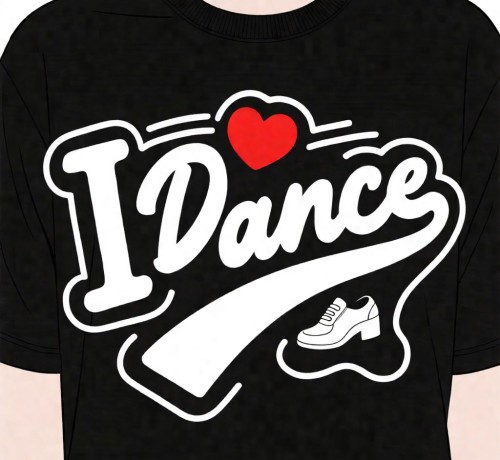 Dance T4 vinyl heat transfer