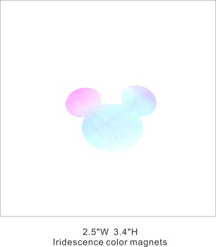 Custom Reflective Car Magnets iridescence color Mickey Taxi sign