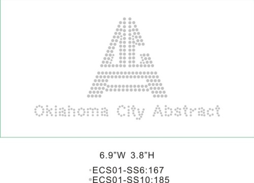 Branded Apparel Rhinestones T19 OKC abstract