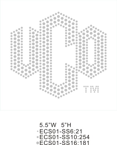 Custom Logo Rhinestone Sheet T17 UCO-yellow