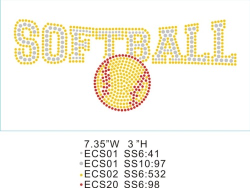 Eye-catching shimmer T49 Softball