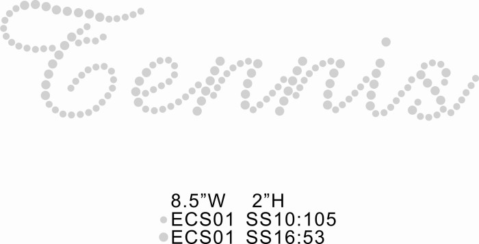 Tennis Heat Transfer T61 Tennis