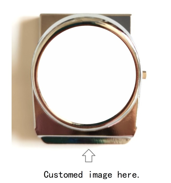 Metal magnetic clip custom photo