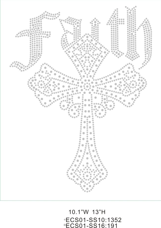 Made to order sweatshirt designs T71 Faith cross