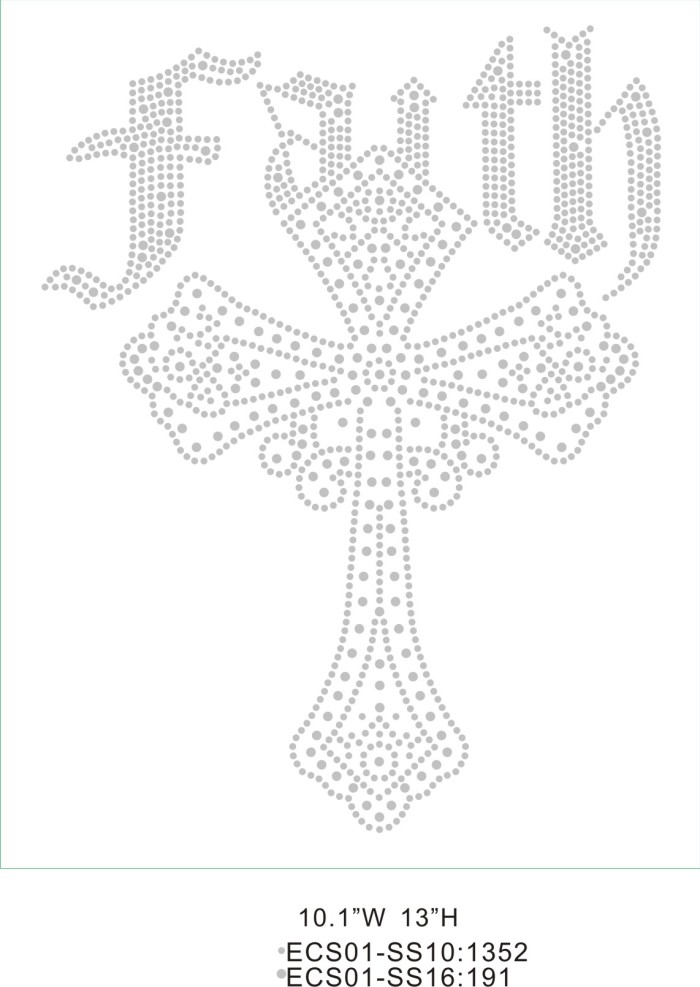 Made to order sweatshirt designs T71 Faith cross