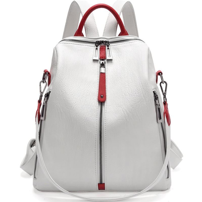 white designer backpacks