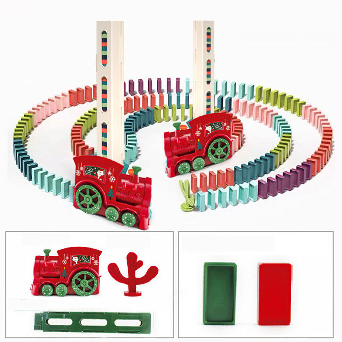 子供への最適なプレゼントになれ、ドミノ電車玩具を大登場しました！