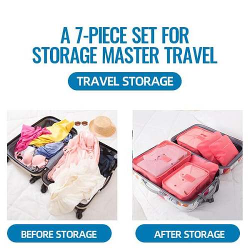 ✈7 Pieces Portable Luggage Packing Bags✨BUY 2 FREE SHIPPING