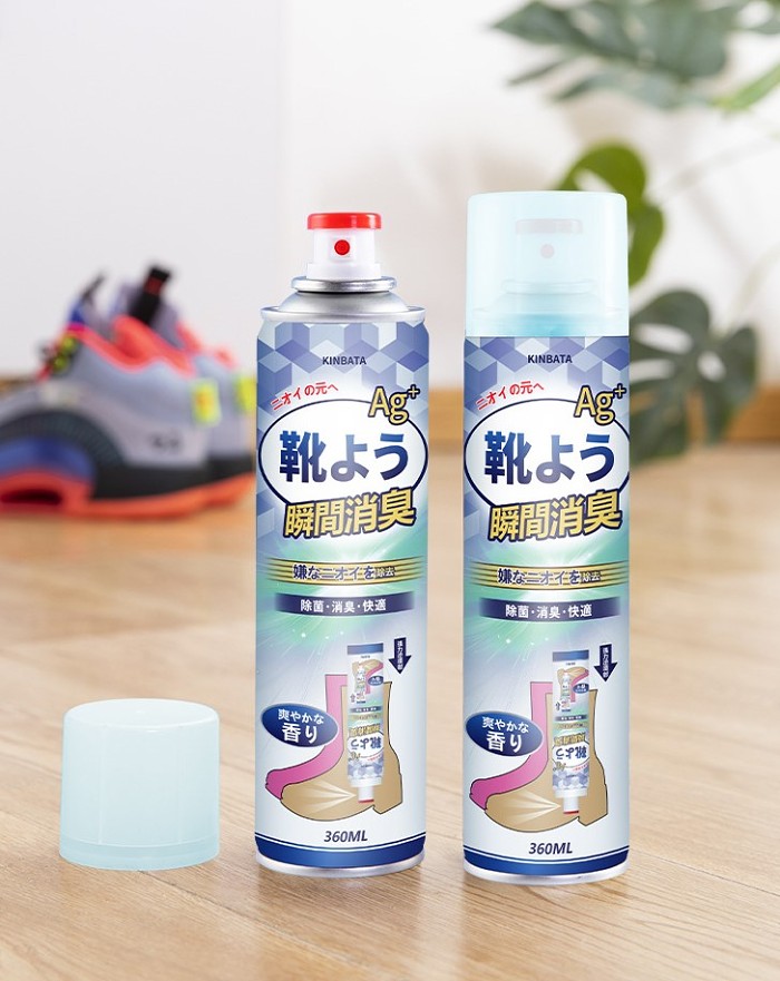 日本除臭噴霧鞋子除臭劑鞋襪防臭腳臭抑菌球鞋去異味噴霧劑