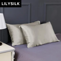 Silk Pillowcase Beauty Chinese Pure Natural Mulberry Hair Luxury 19 Momme White 50x70cm King Queen Long 1 piece