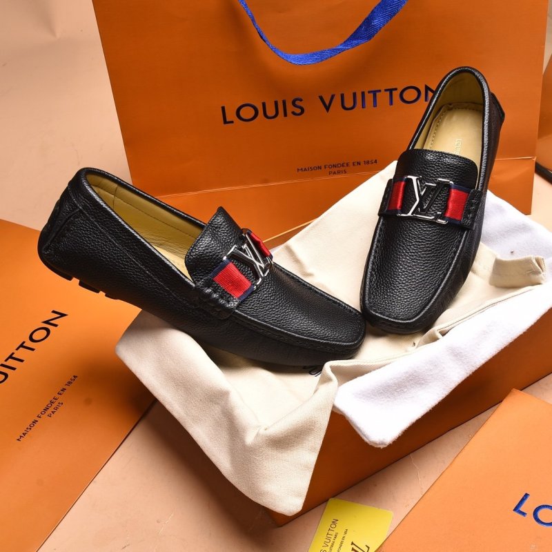 LV spring and summer 2021 counter GLORIA series of the original factory special leather production of original last. Monogram embossed all over the upper and other fine details to show the elegant style of the classic driving footslip casual shoes made of Italian imported calf leather