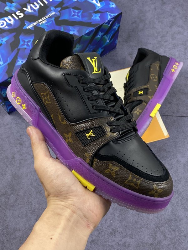 LV Louis Vuitton Trainer Sneaker Low casual sports culture all-match basketball board shoes