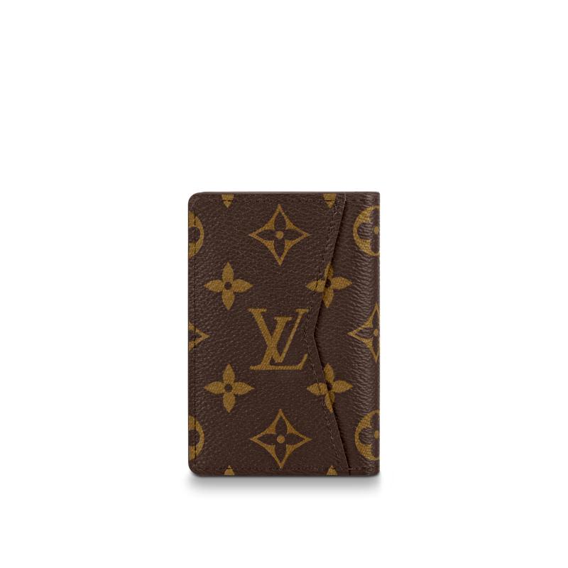 Louis Vuitton Men's Key and Card Case, passport Case LV M80154