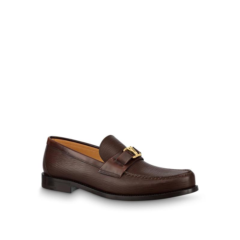 Louis Vuitton men's loafers and moccasins leather shoes LV 1A8FM8