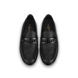 Louis Vuitton men's loafers and moccasins leather shoes LV 1A8EU2