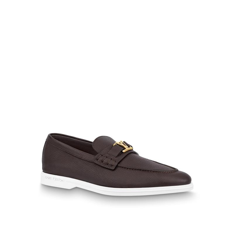 Louis Vuitton men's loafers and moccasins leather shoes LV 1A8ZWN