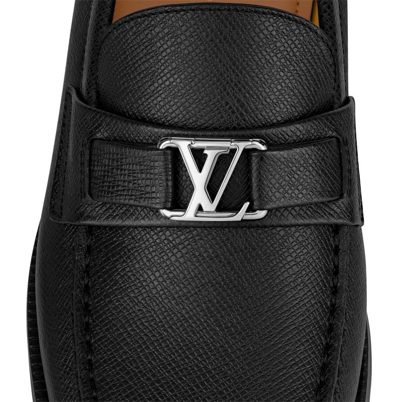 Louis Vuitton men's loafers and moccasins leather shoes LV 1A8BAH
