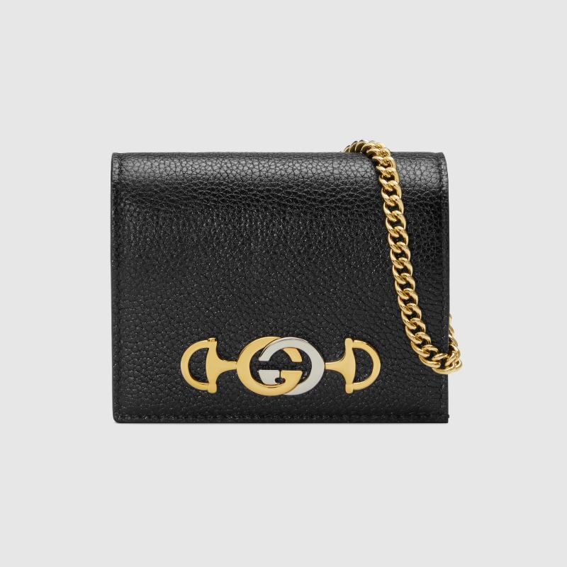 Gucci women is shoulder strap wallet 570660 1B90X 1000