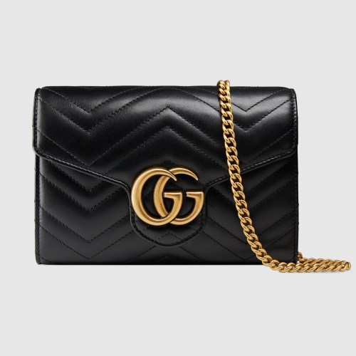 Gucci women is shoulder strap wallet 474575 DTD1T 1000