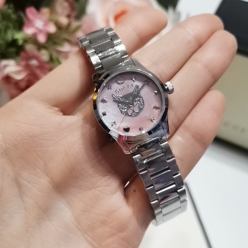 Gucci latest cat shell watch