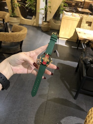 Gucci's latest embroidered bee watch
