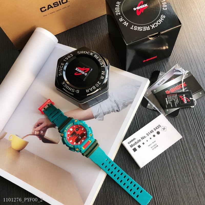 Casio new color sports waterproof men's watch