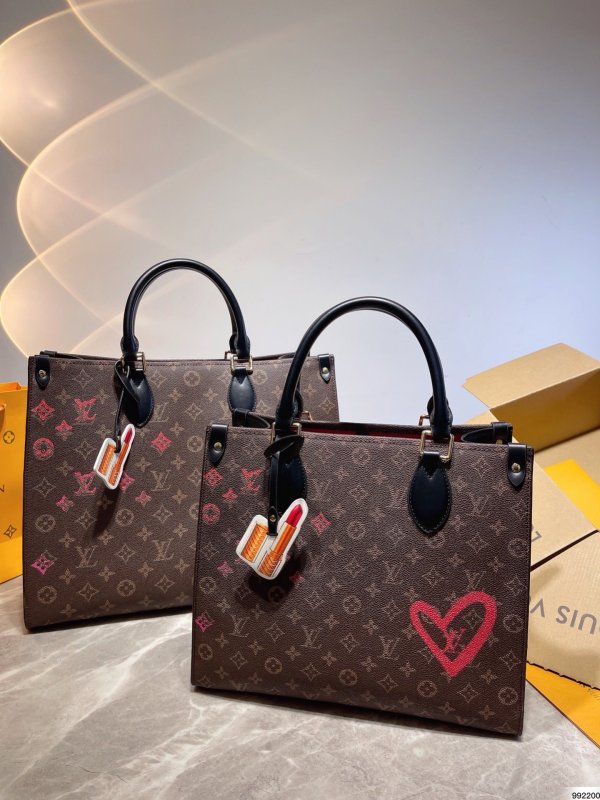 Lv Home 2021 New Printed Onthego Shopping Bag