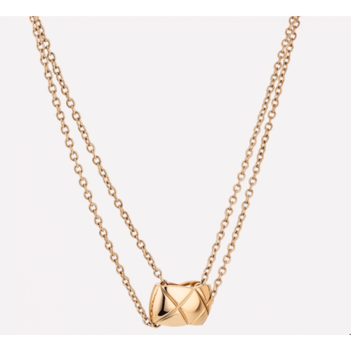 Coco crash collection Necklace 18K Beige gold