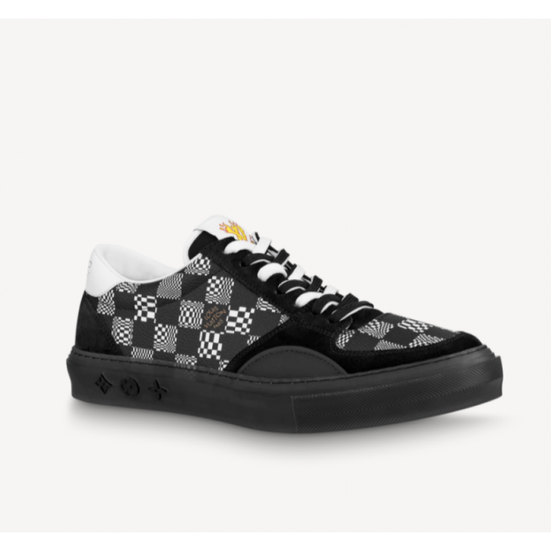 LV olive line sneakers