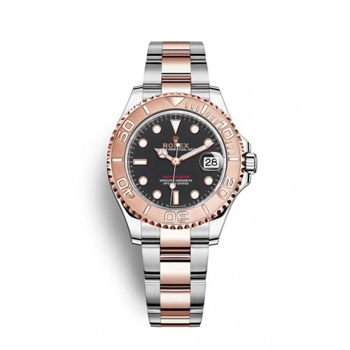 268621 yacht master 37 oyster, 37 mm, oyster Steel & ever rose gold