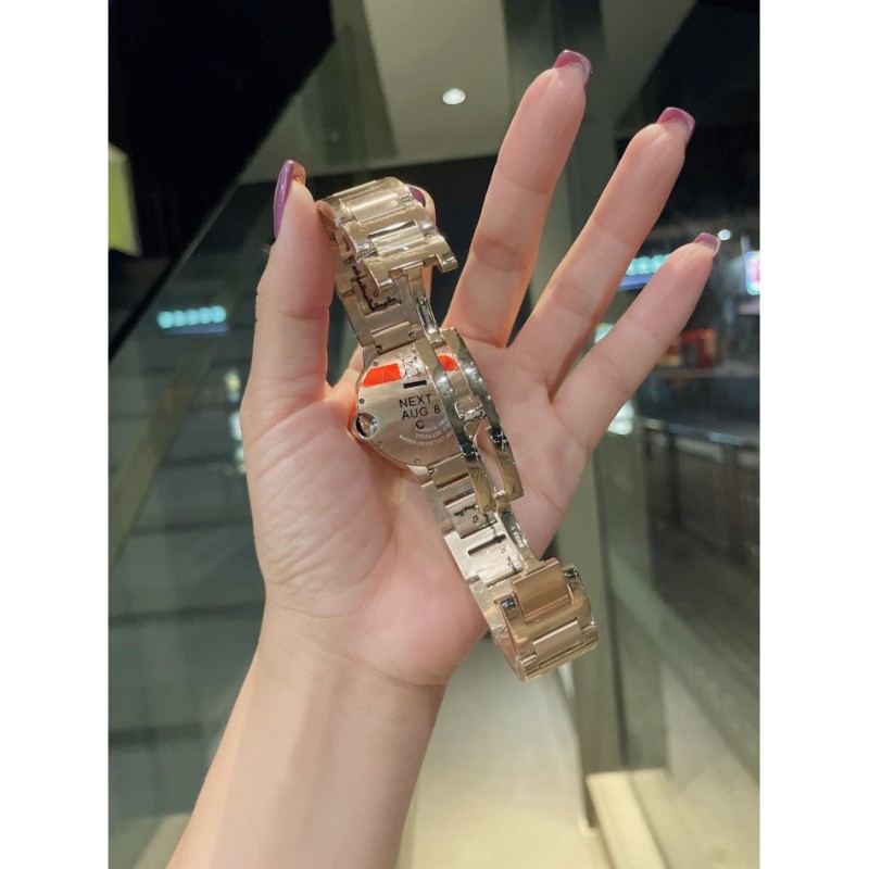 Cartier Ladies Watch tank American watch Mini Watch, quartz movement, diamond strap, leather