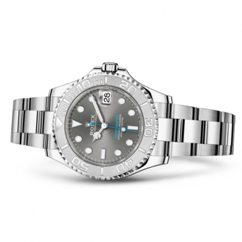 268622 yacht master 37 oyster, 37 mm, oyster Steel & Platinum