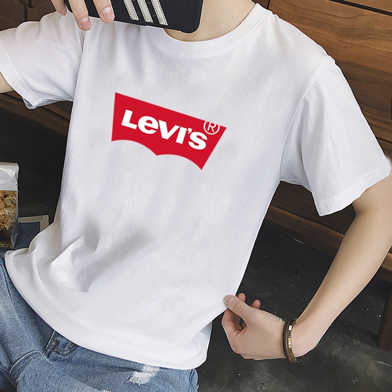 Levi's Short Sleeve T-Shirt Top Comfortable Breathable Top Casual Top Personality Versatile T-Shirt Summer Short Sleeve T-Shirt