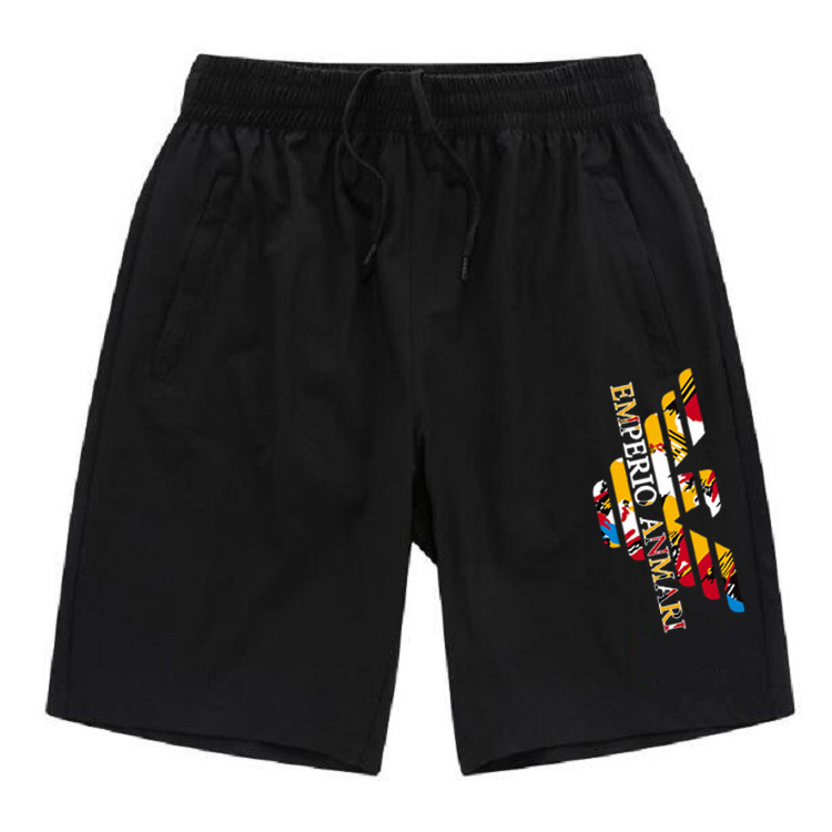 Armani Sports Shorts Shorts Cropped Pants Simple Trend Personalized Pants Print Pants Sports Pants